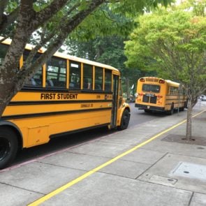 First Student school buses